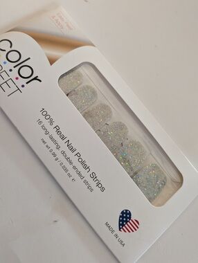 Color Street Silver Glitter Nail Strips Shangri-la New